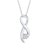 Collana Bliss Donna Bl le favole in Oro bianco Diamante 0.02 Ct 20108001 - 20108001